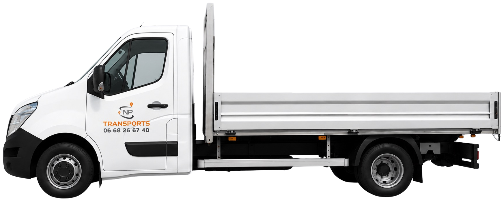 Camion plateau-ridelle NP Transports